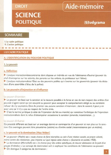 Emprunter Science politique livre