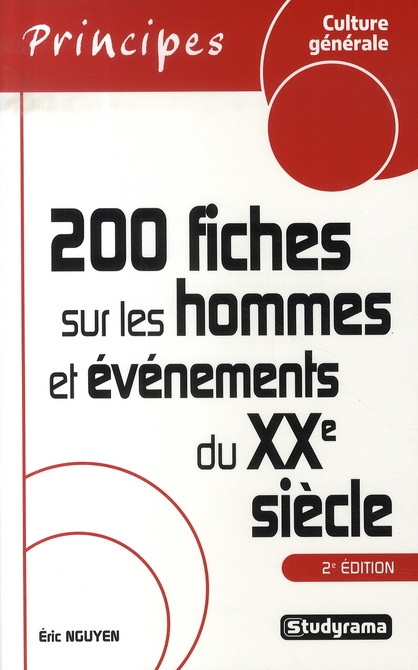 Emprunter 200 Fiches sur les hommes et événements du XXe siècle. 2e édition livre