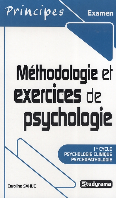Emprunter Méthodologie et exercices en psychologie clinique et psychopathologie livre