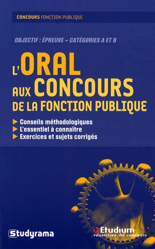 Emprunter L'oral aux concours de la fonction publique livre