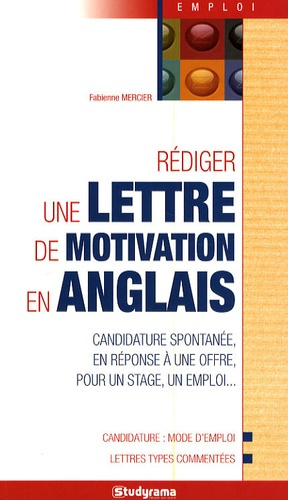 Emprunter Rédiger une lettre de motivation en anglais livre