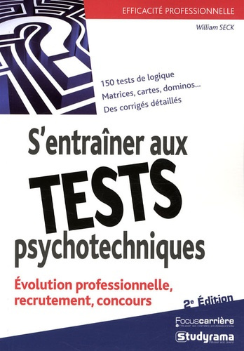 Emprunter S'entraîner aux tests psychotechniques. 2e édition livre