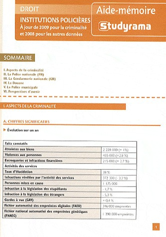 Emprunter Institutions policières livre