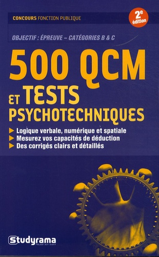 Emprunter 500 QCM et tests psychotechniques. 2e édition livre