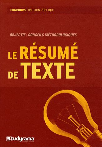 Emprunter Le resumé de texte livre