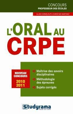 Emprunter L'oral au CRPE. Edition 2011 livre