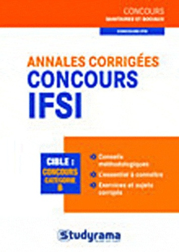 Emprunter Annales corrigées concours IFSI livre