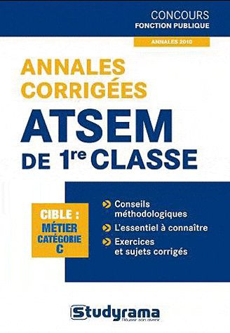Emprunter Annales corrigées ATSEM. Annales 2010 livre