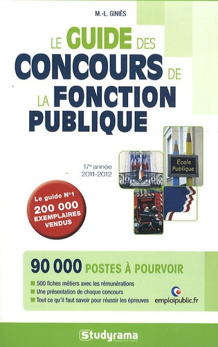 Emprunter Le guide des concours de la fonction publique. Edition 2011-2012 livre