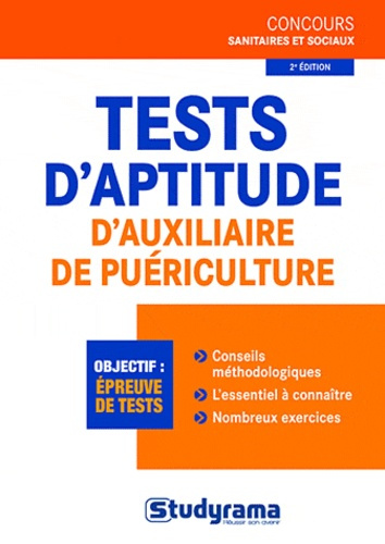 Emprunter Tests d'aptitude d'auxilaire de puériculture. 2e édition livre