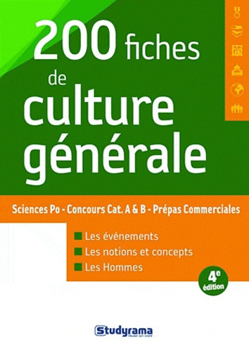 Emprunter 200 fiches de culture générale. 4e édition livre