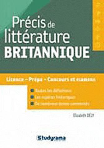 Emprunter Précis de littérature britannique livre