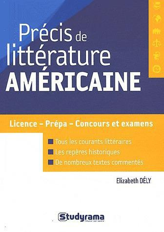 Emprunter Précis de littérature américaine livre