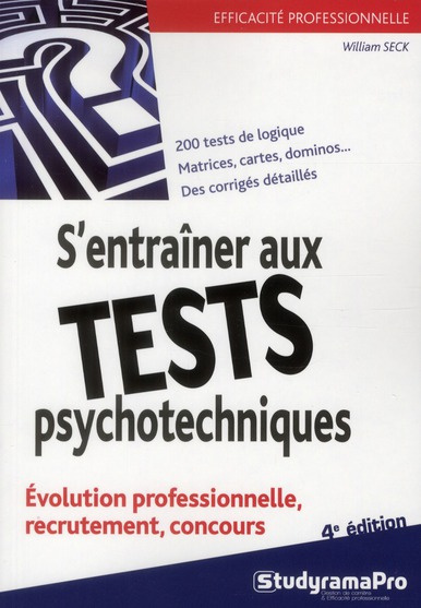 Emprunter S'entrainer aux tests psychotechniques. 4e édition livre