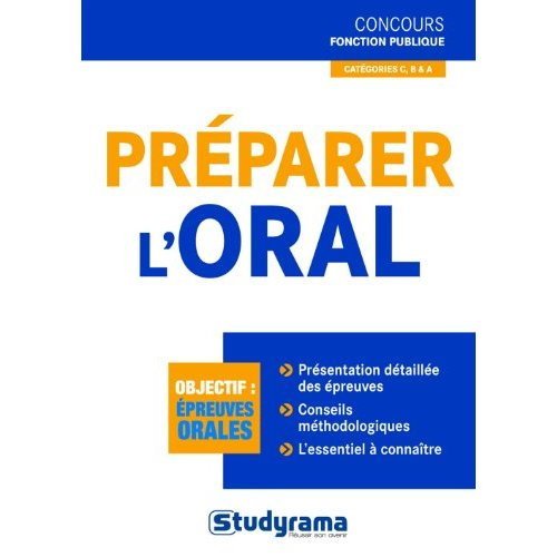 Emprunter Préparer l'oral. Concours fonction publique livre