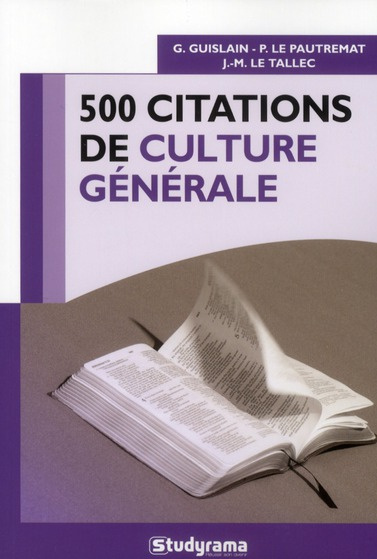 Emprunter 500 citations de culture générale livre