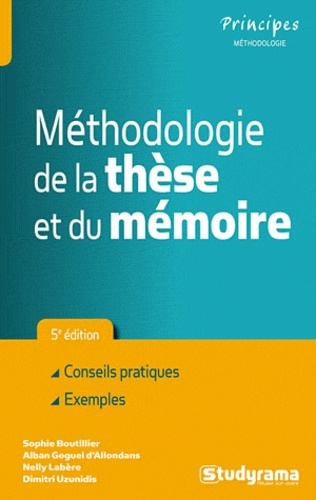 Emprunter Méthodologie de la thèse et du mémoire. 5e édition livre