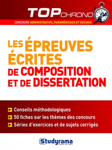 Emprunter Les épreuves écrites de composition et de dissertation livre