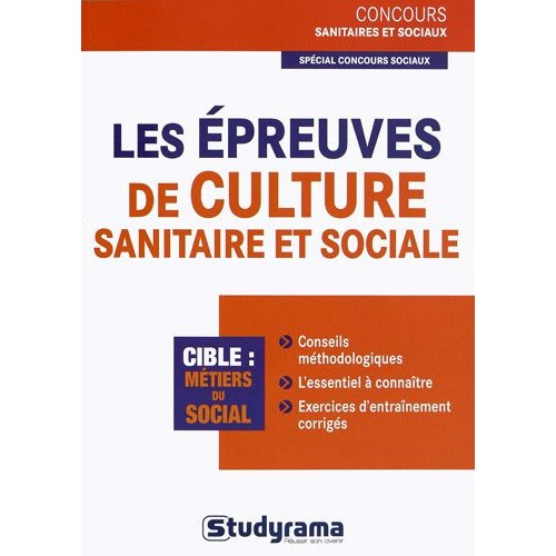 Emprunter Les épreuves de culture sanitaire et sociale livre