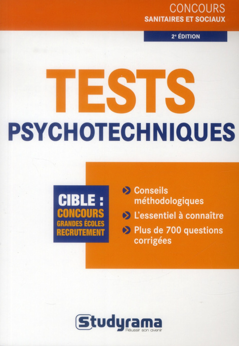 Emprunter Tests psychotechniques. 2e édition revue et corrigée livre