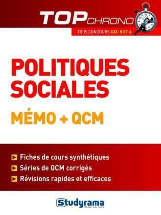 Emprunter Politiques sociales. Mémo QCM livre