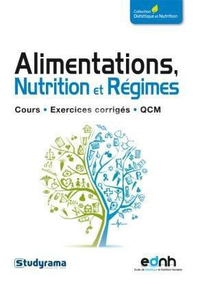 Emprunter Alimentations nutrition et régimes. Cours, exercices corrigés, QCM livre