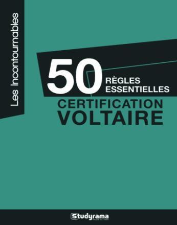Emprunter Certification Voltaire. 50 règles essentielles livre