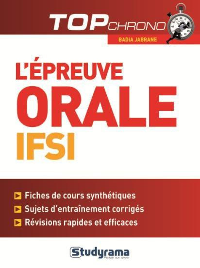Emprunter L'épreuve orale IFSI livre
