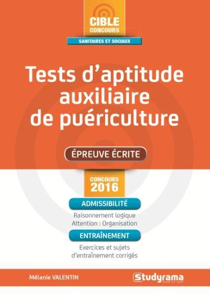 Emprunter Tests d'aptitude auxiliaire de puériculture livre