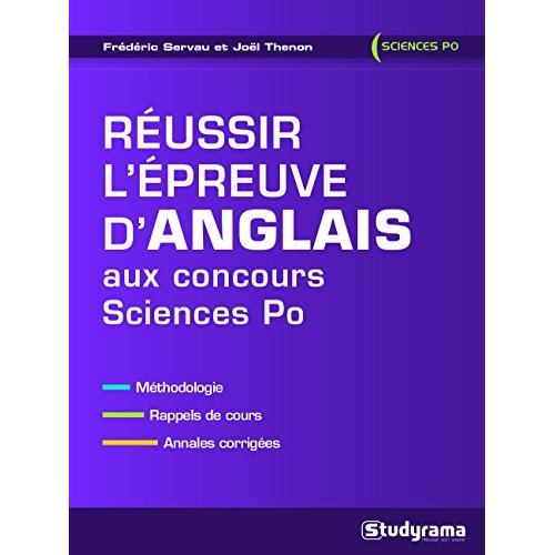 Emprunter Réussir l'épreuve d'anglais aux concours Sciences Po livre