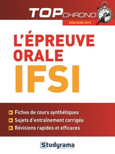 Emprunter L'épreuve orale IFSI. Edition 2015 livre