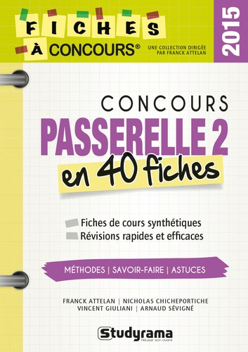 Emprunter Concours Passerelle 2. 40 fiches méthodes, savoir-faire et astuces livre