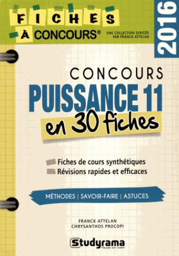 Emprunter Concours Puissance 11. 30 fiches méthodes, savoir-faire et astuces, 2e édition livre