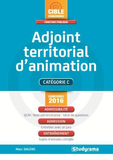 Emprunter Adjoint territorial d'animation. Edition 2016 livre