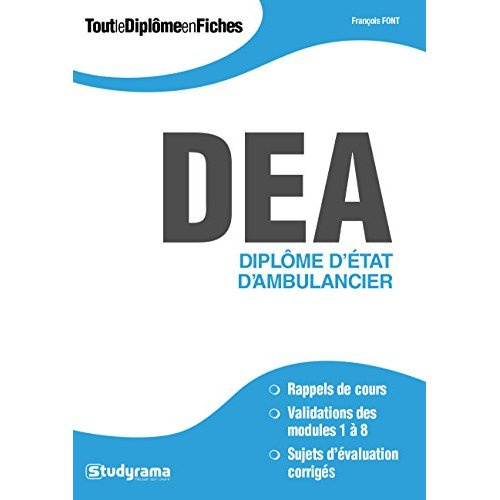 Emprunter Diplôme d'Etat d'ambulancier DEA livre