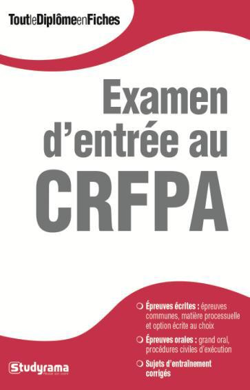 Emprunter Tout l'examen d'entrée au CRFPA livre