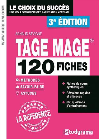 Emprunter TAGE MAGE. 120 fiches méthodes, savoir-faire et astuces, 3e édition livre