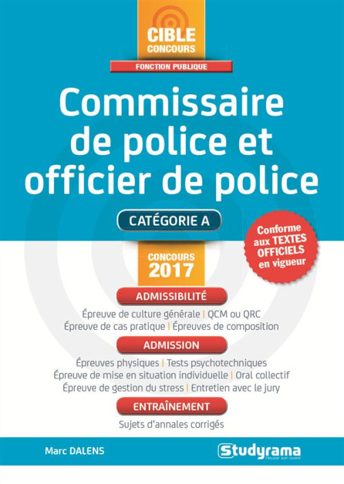 Emprunter Commissaire de police et officier de police. Edition 2017 livre