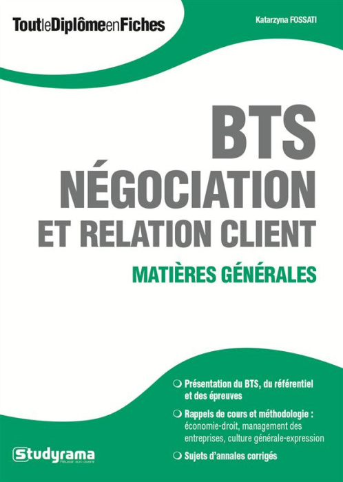 Emprunter BTS Négociation et relation client. Matières générales livre