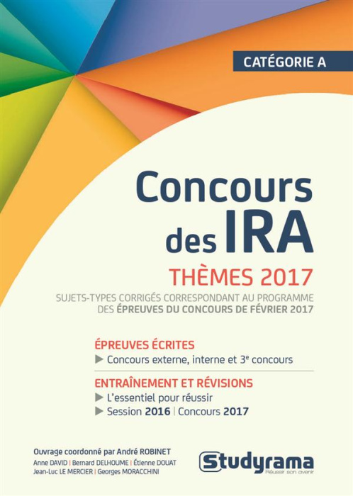 Emprunter Concours des IRA. Thèmes 2017 livre