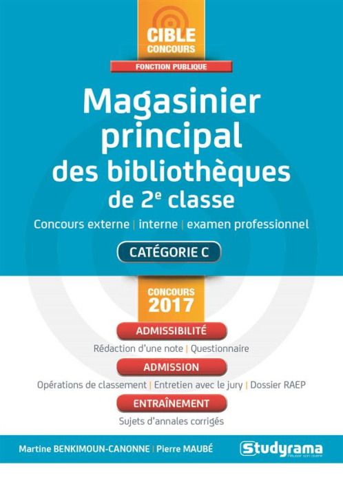 Emprunter Magasinier principal des bibliothèques de 2e classe. Edition 2017 livre