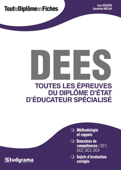 Emprunter DEES Toutes les épreuves du diplôme d'état d'éducateur spécialisé livre