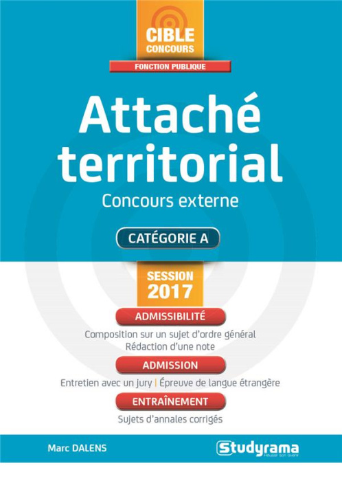 Emprunter ATTACHE TERRITORIAL - CONCOURS EXTERNE - CONCOURS 2016 livre
