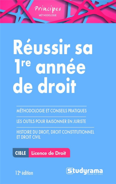 Emprunter Réussir sa première année de droit. 12e édition livre