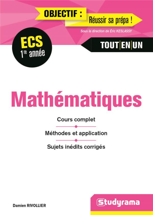 Emprunter Mathématiques ECS 1re année livre
