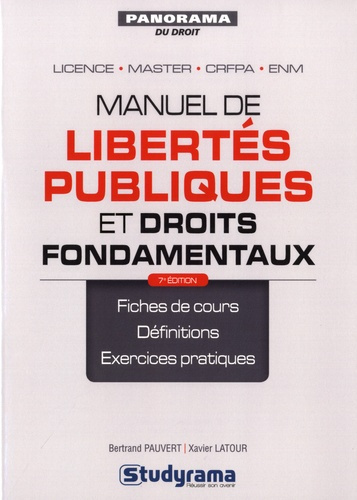 Emprunter Libertés publiques et droits fondamentaux. 7e édition livre