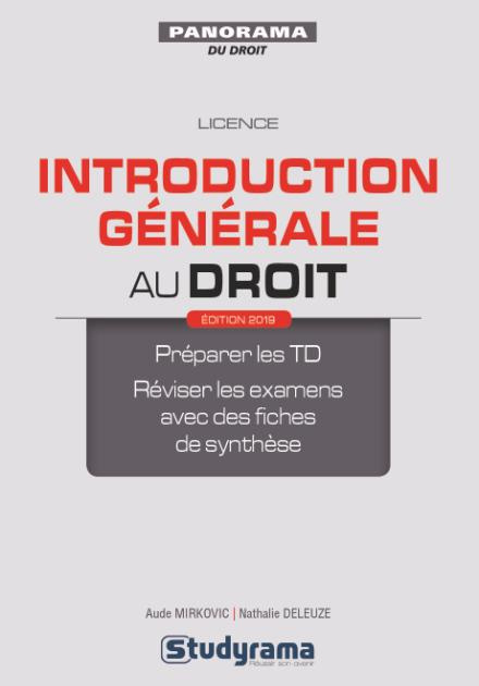 Emprunter Introduction générale au droit. Edition 2018 livre