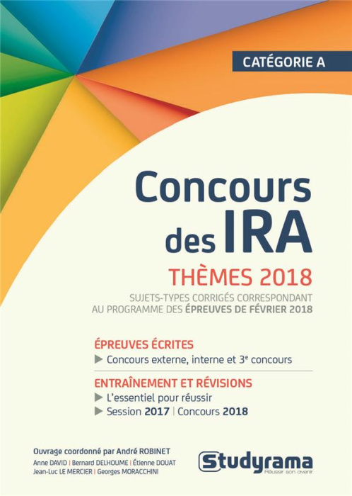 Emprunter Concours des IRA thèmes 2018 livre