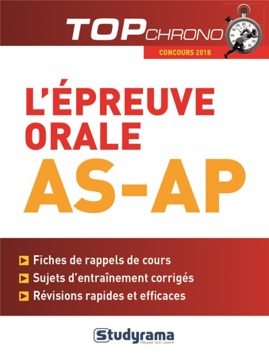 Emprunter L'épreuve orale AS-AP. Edition 2018 livre