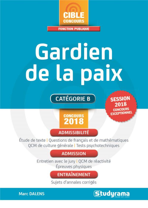 Emprunter Gardien de la paix. Edition 2018 livre
